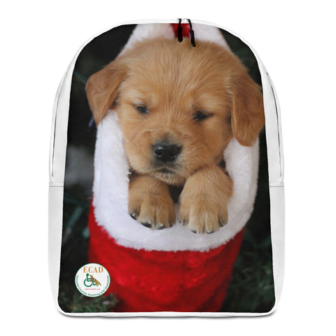 Pup in Stocking Minimalist Backpack
